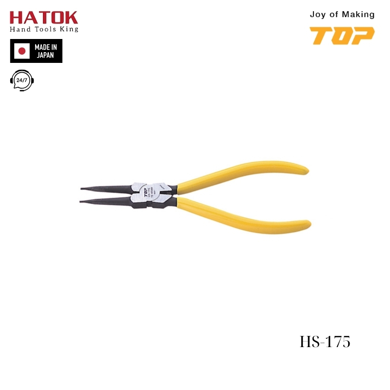 Kìm bóp phe mũi thằng TOP KOGYO HS-175 Nhật Bản