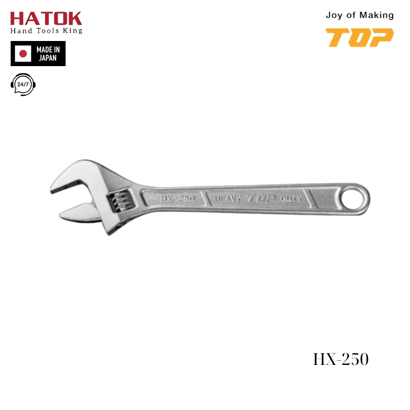 Mỏ lết thường miệng rộng TOP KOGYO HX-250 Nhật Bản