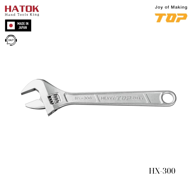 Mỏ lết thường miệng rộng TOP KOGYO HX-300 Nhật Bản