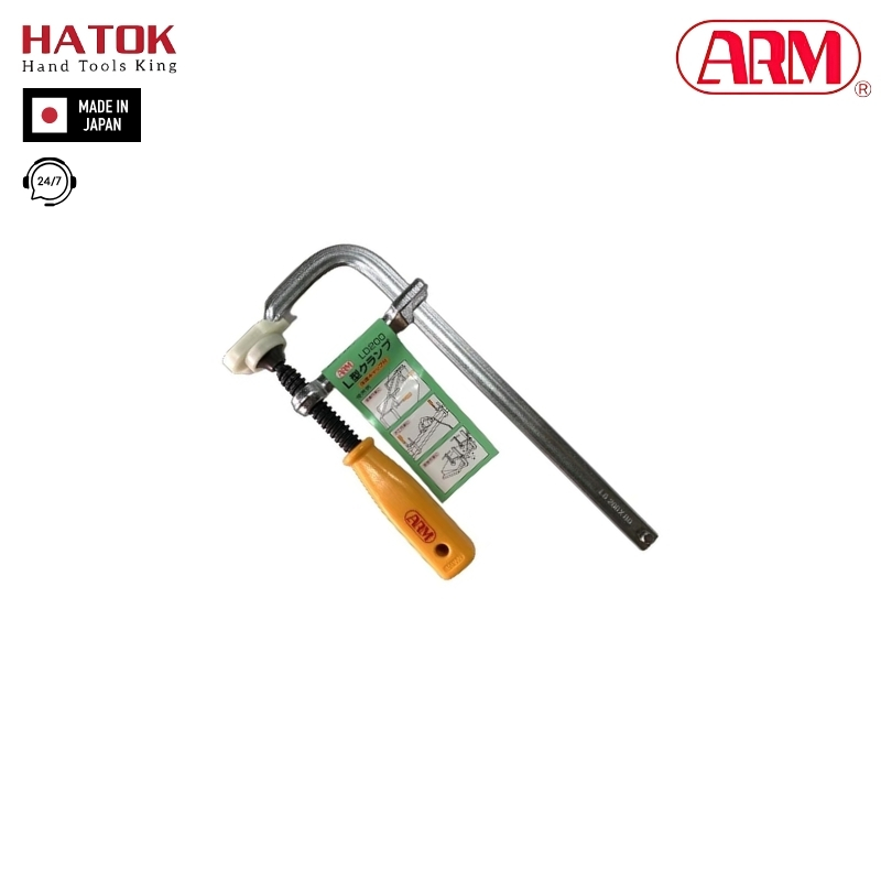 Vam kẹp chữ L kiểu tay vặn ARM LD-200 Nhật Bản