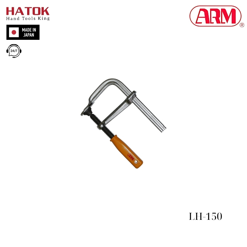 Vam kẹp chữ L kiểu tay vặn ARM LH-150 Nhật Bản