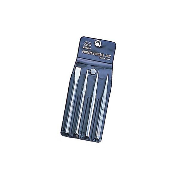 Bộ đục 4 chi tiết MOKUBA A6-4 Nhật Bản