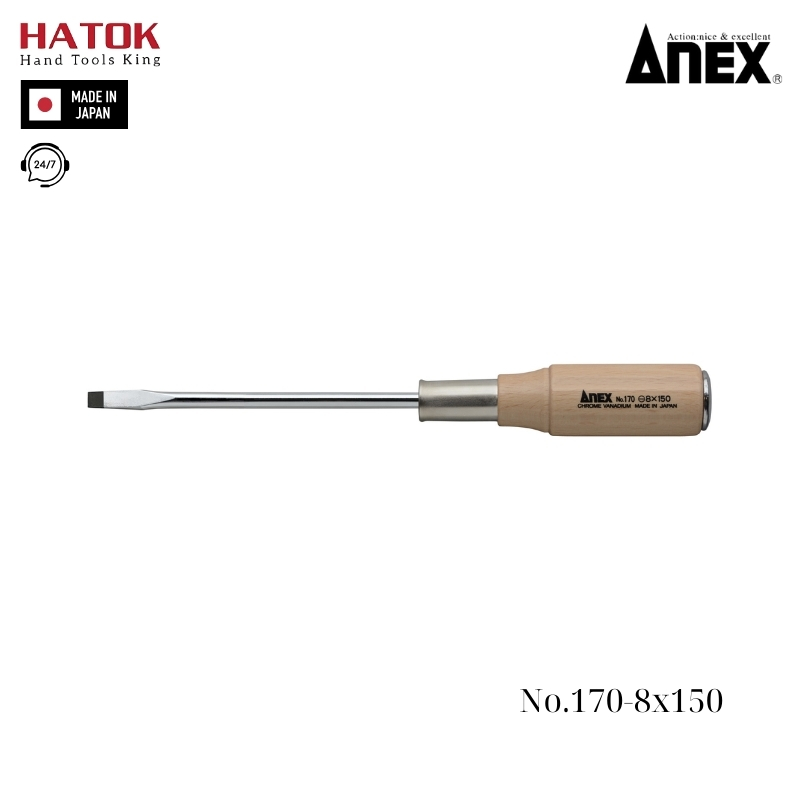 Tô vít đóng 2 cạnh No.170-8x150 Nhật Bản