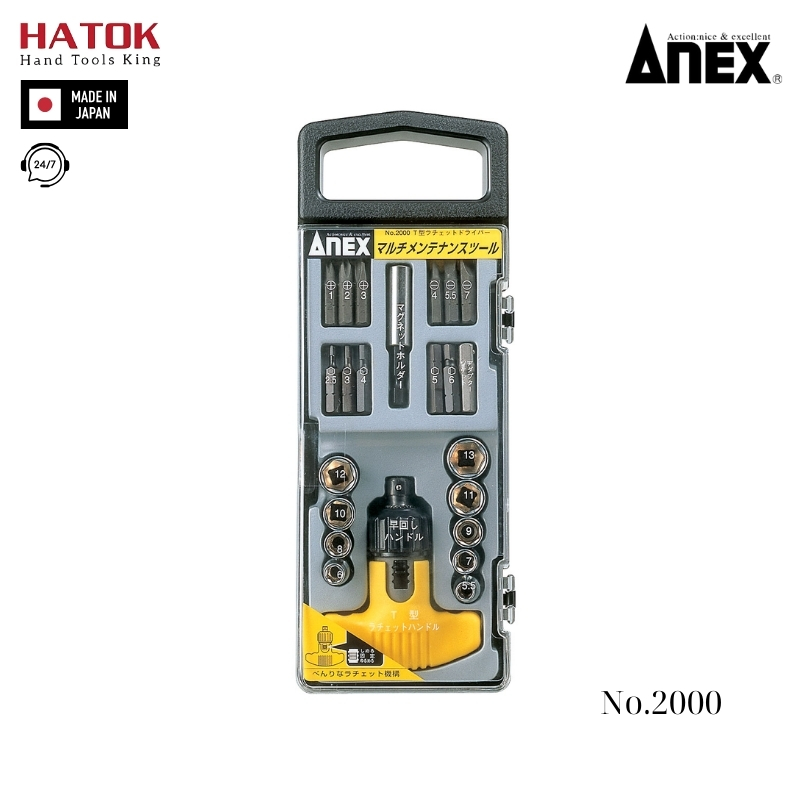Bộ tay vặn chữ T tự động Anex No.2000 Nhật Bản