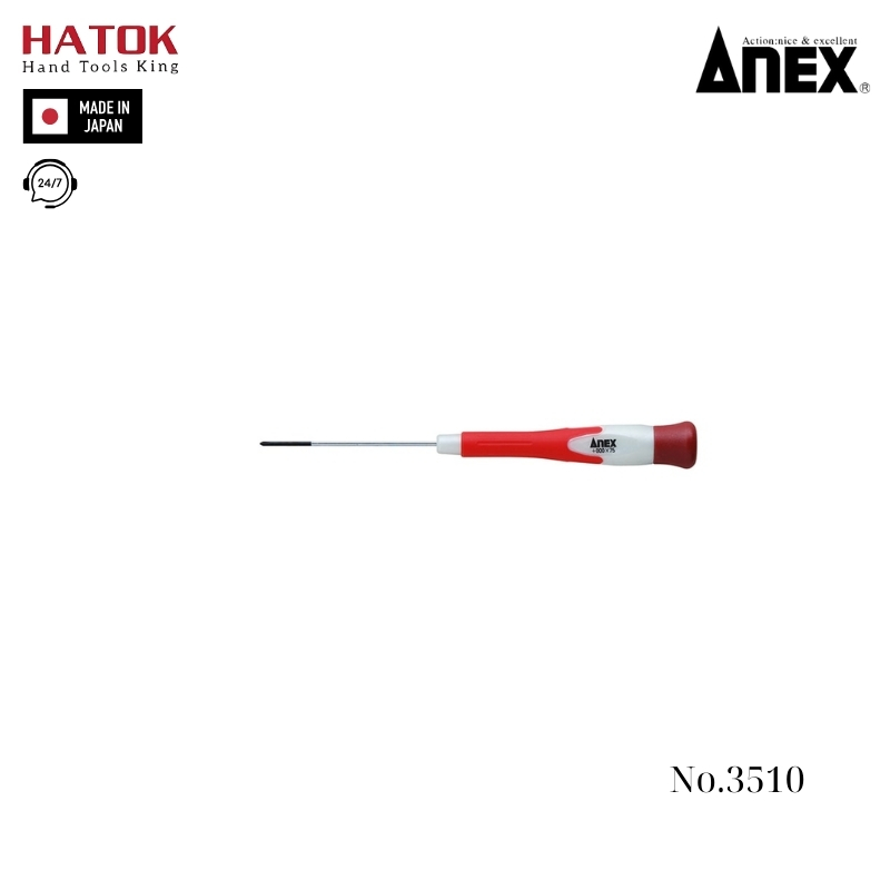 Tô vít bake mini +000x75 Anex No.3510 Nhật Bản