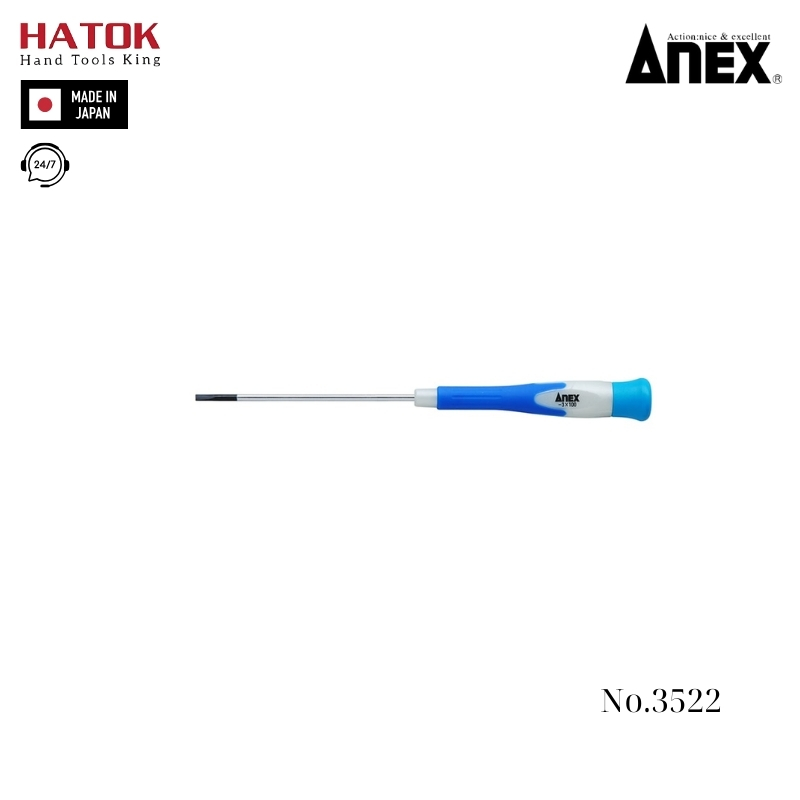 Tô vít dẹp mini Anex No.3522 Nhật Bản