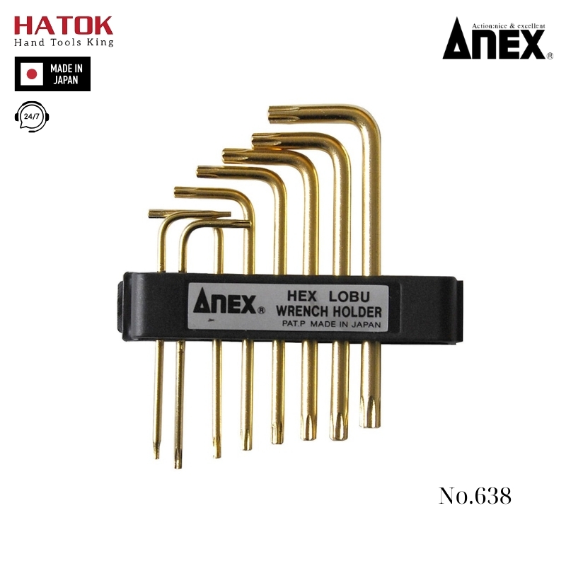 Bộ lục giác hoa thị chữ L Anex No.638 Nhật Bản
