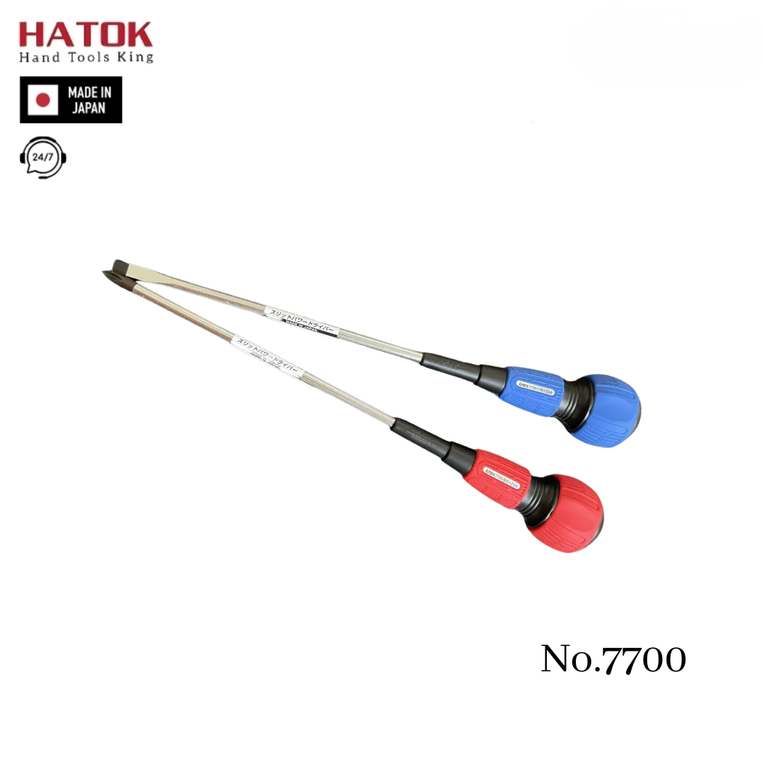 Cặp tô vít cán tròn No.7700 có từ tính Anex Nhật Bản