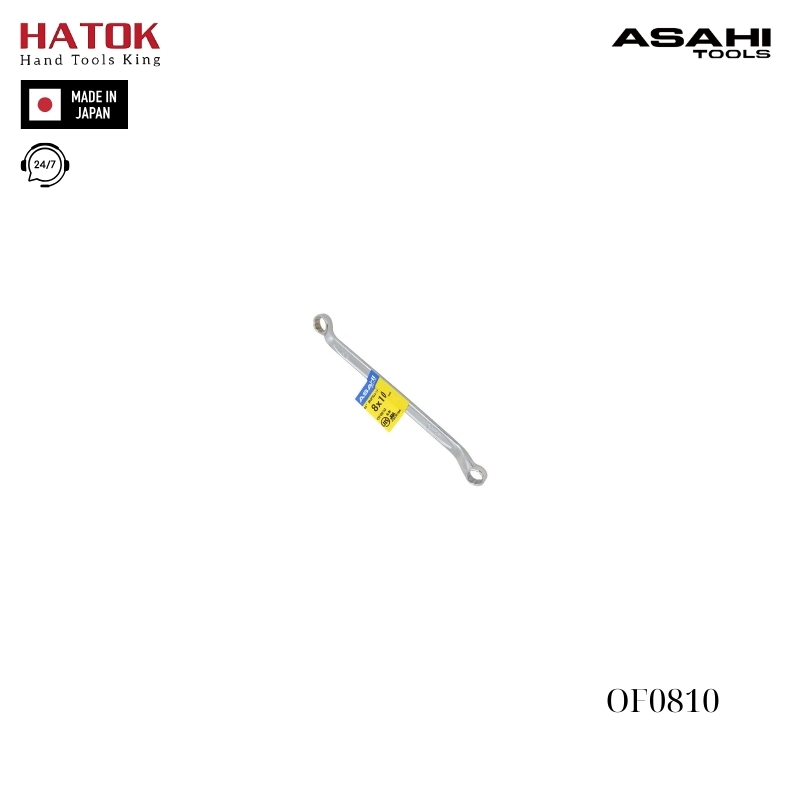 Cờ lê 2 đầu vòng 8x10mm Asahi OF0810 Nhật Bản