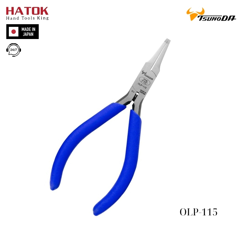 Kìm xiên hàm phẳng Tsunoda OLP-115 Nhật Bản