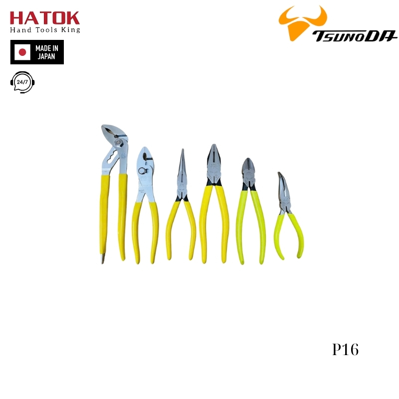 Combo 6 cây kìm Tsunoda P16 Nhật Bản