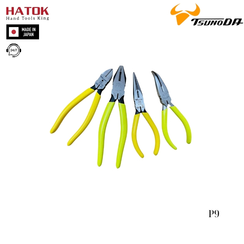 Combo 4 cây kìm Tsunoda P9 Nhật Bản