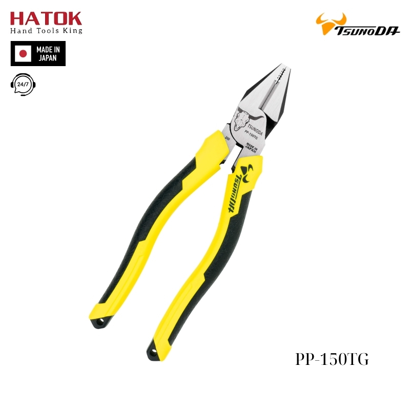 Kìm điện đa năng cán đúc Tsunoda PP-150TG Nhật Bản