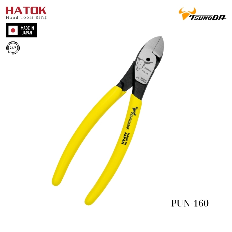 Kìm cắt lưỡi mỏng Tsunoda PUN-160 Nhật Bản