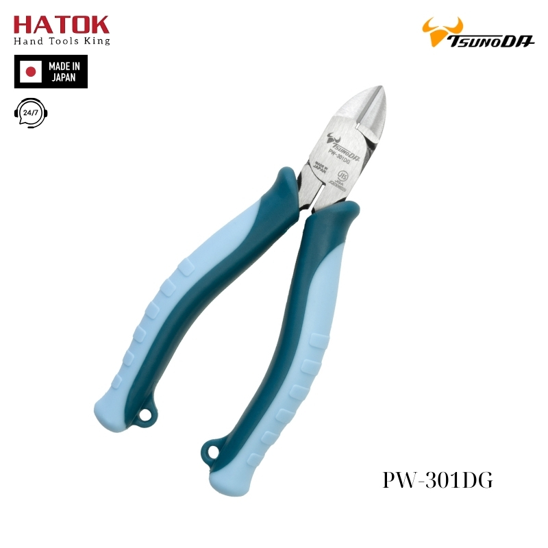 Kìm cắt cạnh tác động mạnh Tsunoda PW-301DG Nhật Bản