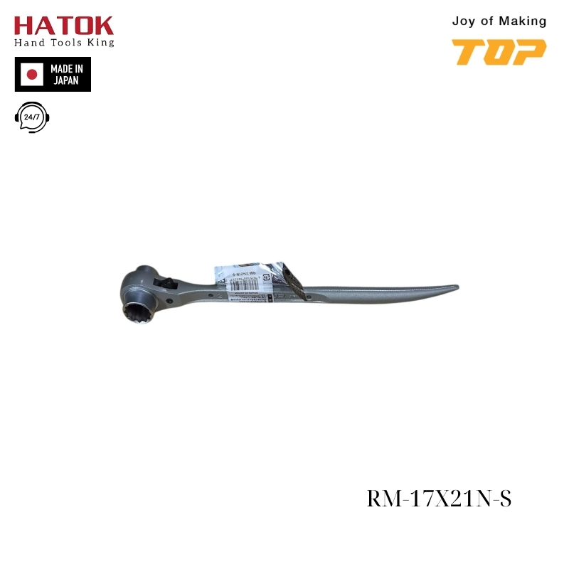 Cờ lê hai đầu tuýp TOP KOGYO RM-17X21N-S Nhật Bản