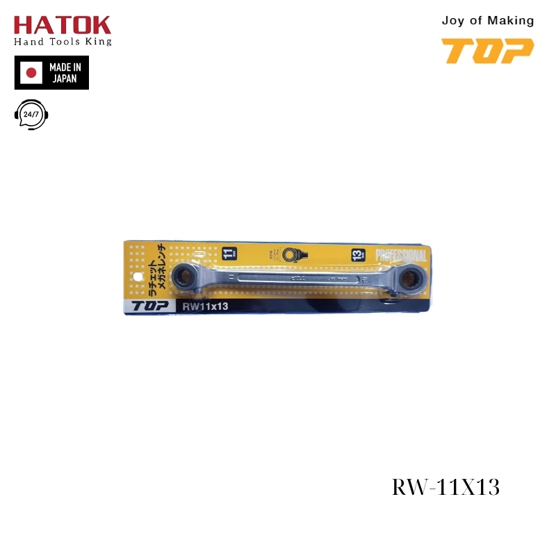 Cờ lê 2 đầu tự động 11x13mm Top Kogyo RW-11X13 Nhật Bản