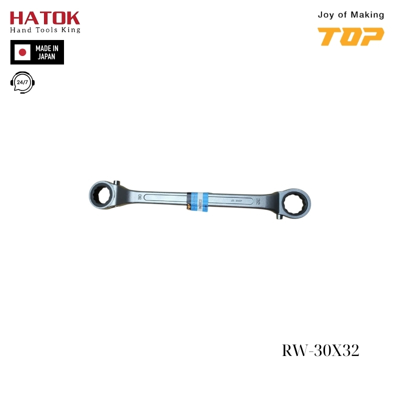 Cờ lê 2 đầu tự động TOP KOGYO RW-30X32 Nhật Bản
