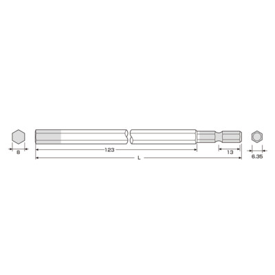 Mũi vít đầu lục giác ANEX ACHX-8015 Nhật Bản