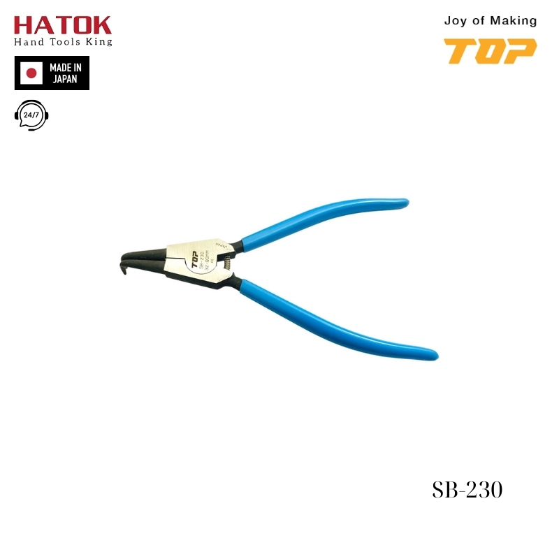 Kìm mở phe mũi cong TOP KOGYO SB-230 Nhật Bản