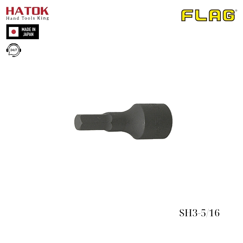 Đầu tuýp lục giác FLAG SH3-5/16 Nhật Bản