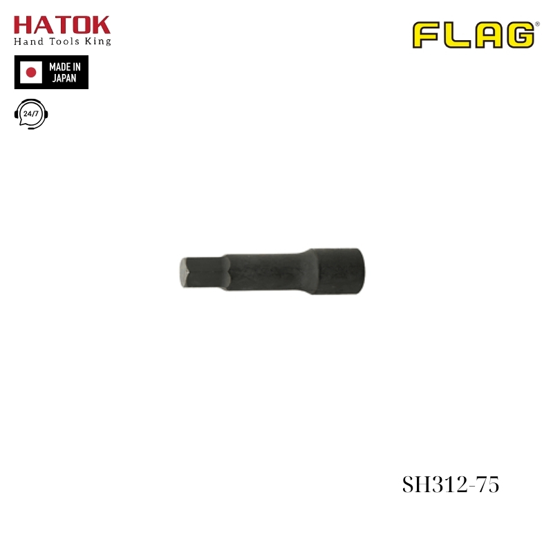 Đầu tuýp lục giác FLAG SH312-75 Nhật Bản