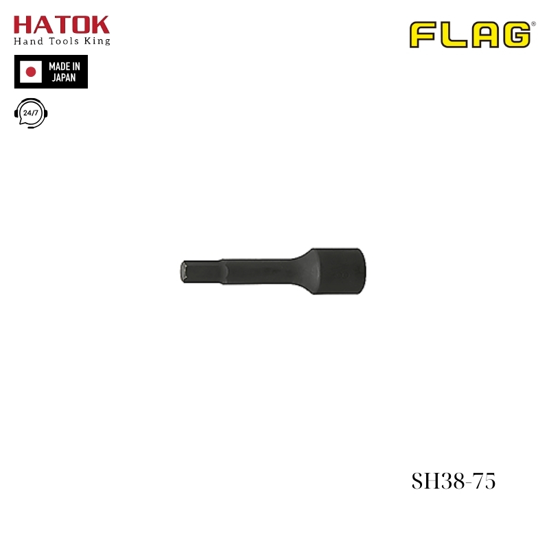 Đầu tuýp lục giác FLAG SH38-75 Nhật Bản