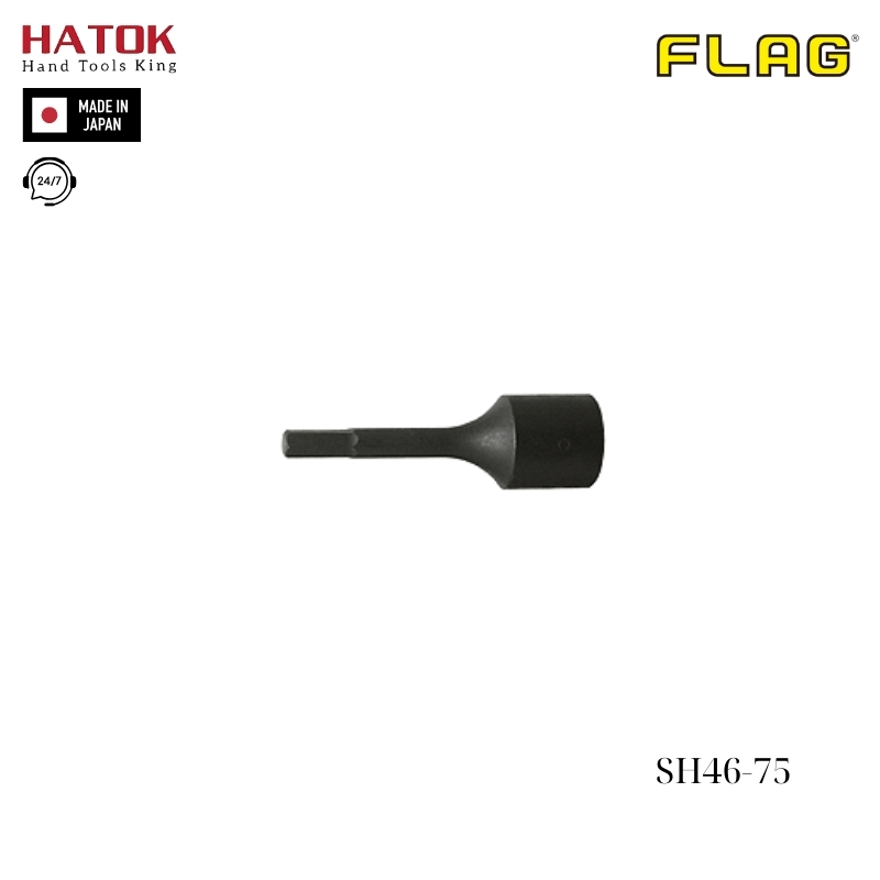 Đầu tuýp lục giác FLAG SH46-75 Nhật Bản
