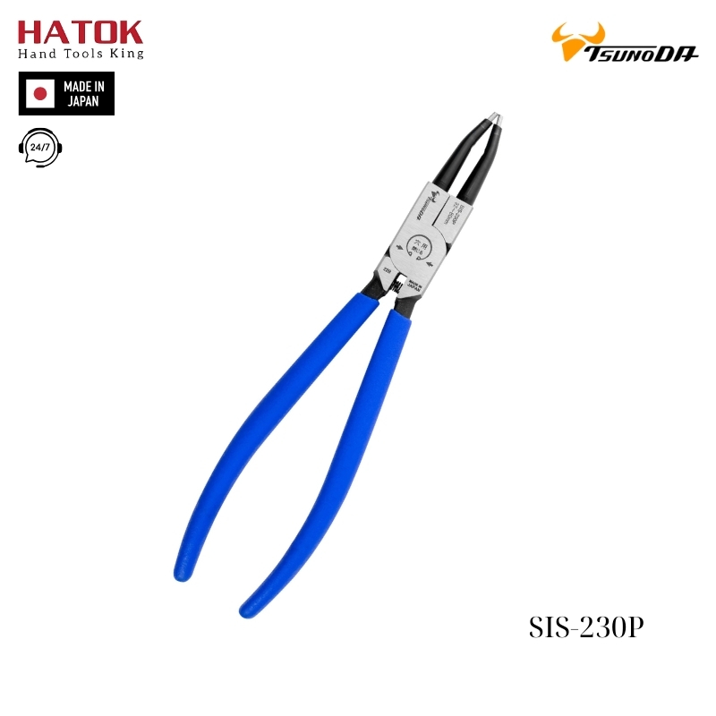 Kìm bóp phe mũi thẳng 9 inch Tsunoda SIS-230P Nhật Bản