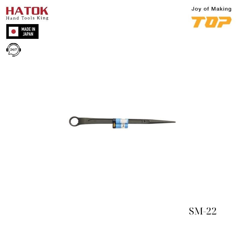 Cờ lê đầu vòng đuôi chuột TOP KOGYO SM-22 Nhật Bản