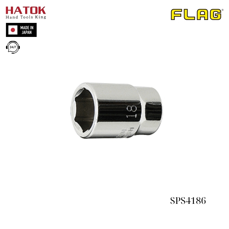 Đầu khẩu 1/2 FLAG SPS4186 Nhật Bản
