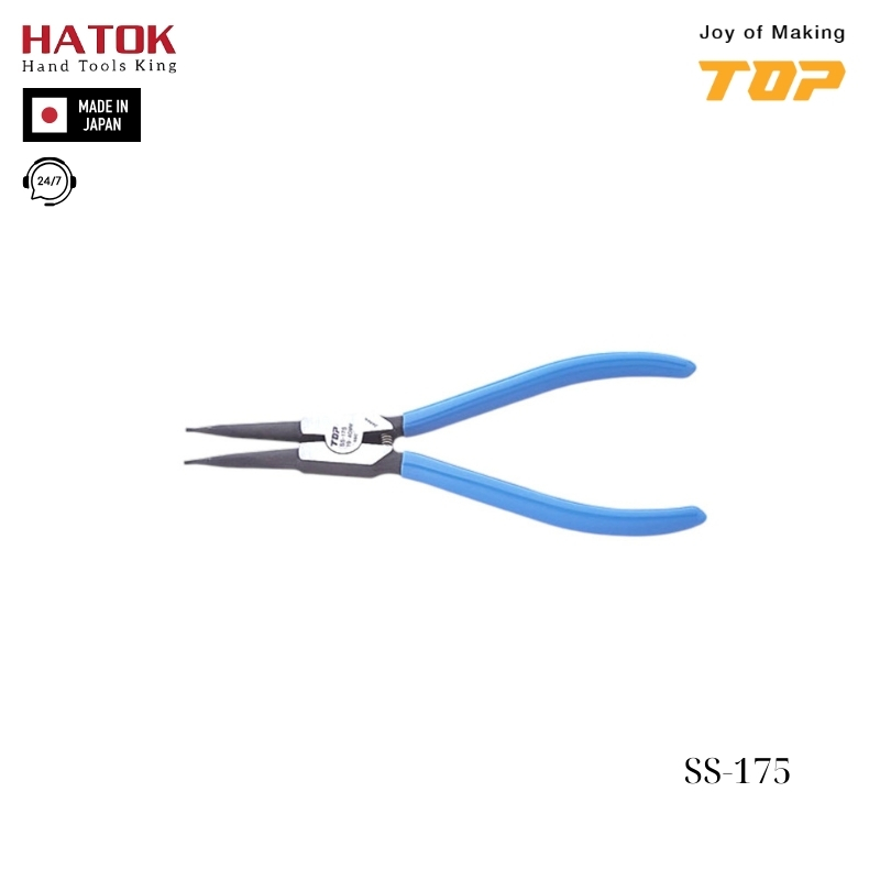 Kìm mở phe mũi thẳng TOP KOGYO SS-175 Nhật Bản