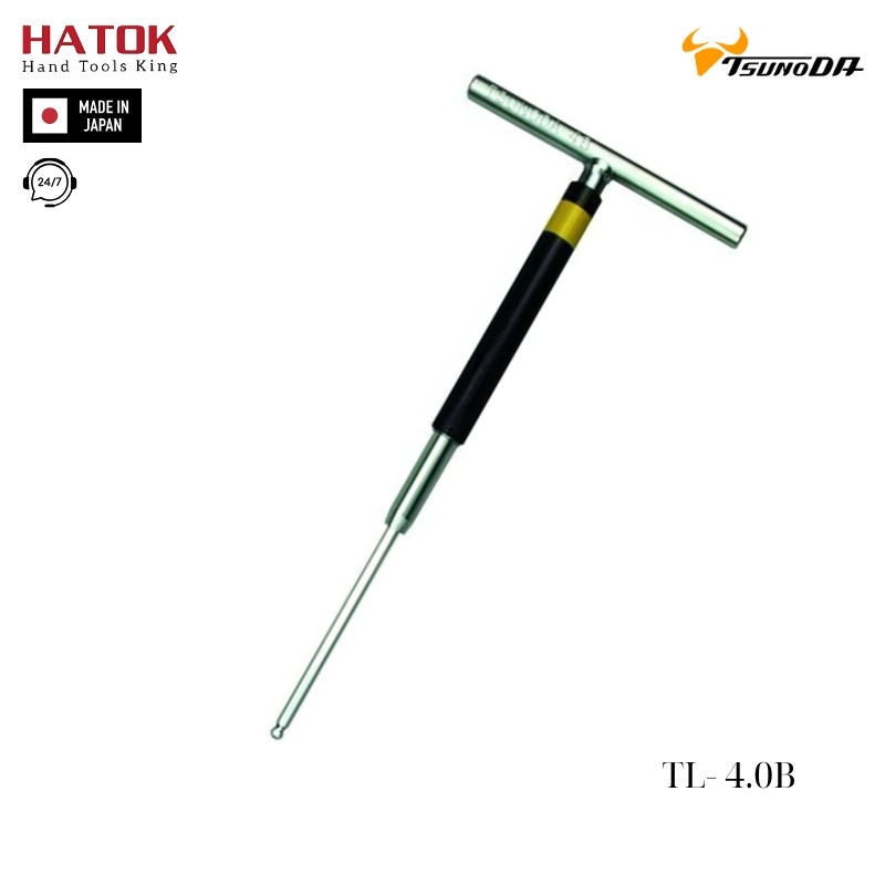 Lục giác chữ T đầu bi 4.0mm Tsunoda TL-4.0B Nhật Bản
