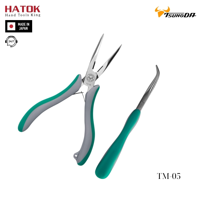 Kìm mũi cong 6 inch Tsunoda TM-05 Nhật Bản