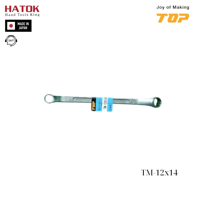 Cờ lê 2 đầu vòng TOP KOGYO TM-12x14 Nhật Bản