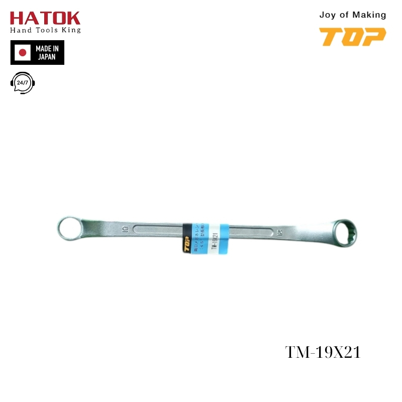 Cờ lê 2 đầu vòng TOP KOGYO TM-19X21 Nhật Bản