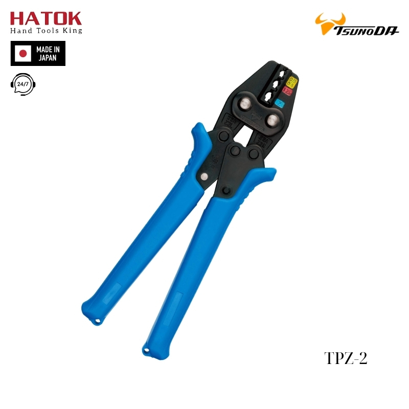 Kìm bấm cos bọc nhựa Tsunoda TPZ-2 Nhật Bản