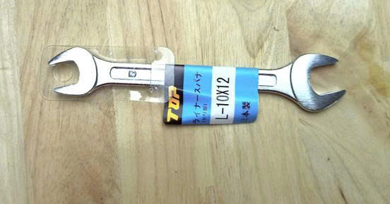 Cờ lê 2 đầu miệng TOP KOGYO L-10X12