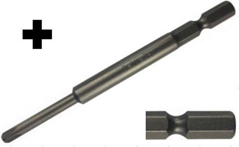 Đầu vặn ốc vít OHMI V-14No.2x6x75(3.5x30)