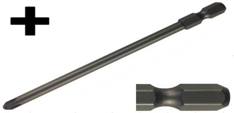 Đầu vặn ốc vít  OHMI V-18No.2x6.35x200 (5x177) MAG