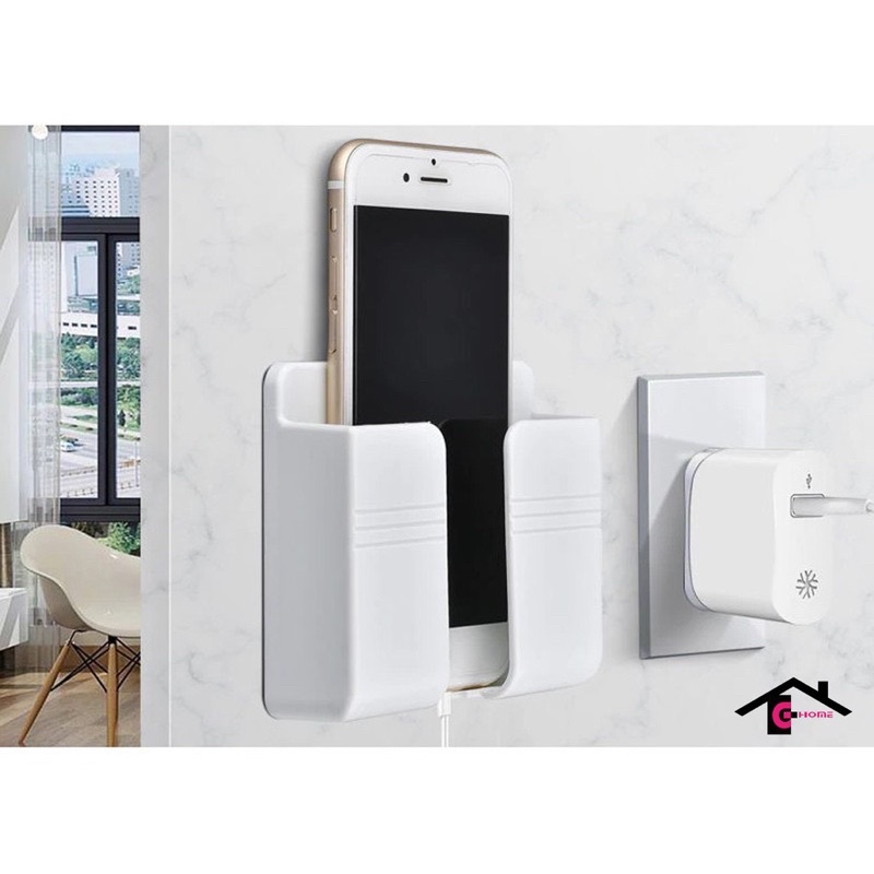 KỆ DÁN TƯỜNG ĐỂ ĐIỆN THOẠI KIÊM GIÁ ĐỠ SẠC