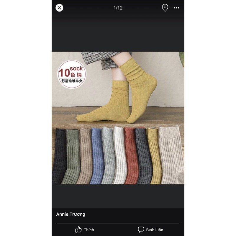 combo 10 đôi tất