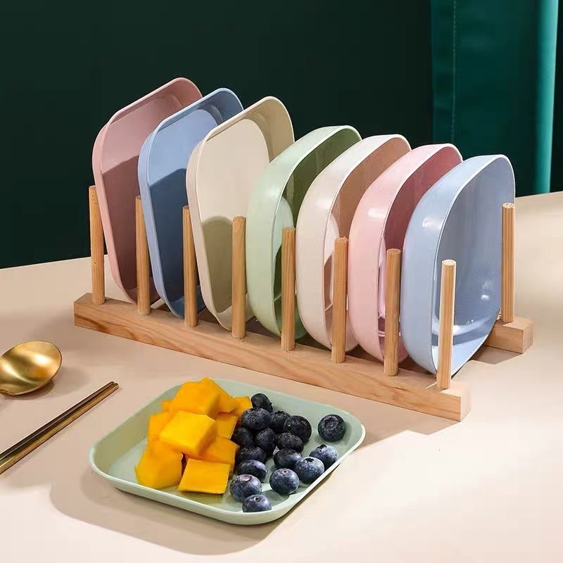 SET 8 DĨA LÚA MẠCH VUÔNG ĐỦ MÀU