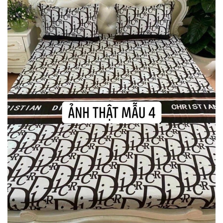 Bộ Ga Gối 3 Chi Tiết Chữ D Mền Giường Sang Trọng