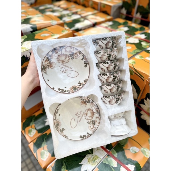 Set Bát Đĩa 10 Món Hàng Xuất Nhật Thích Hợp Đễ Tặng Quà