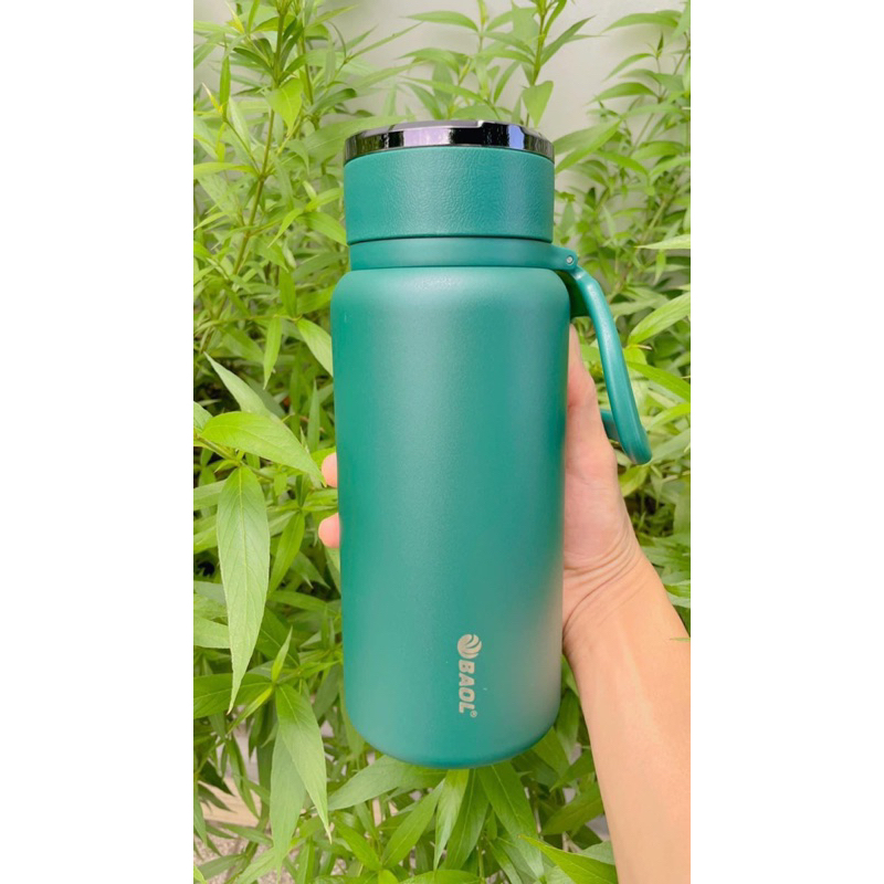 Bình Giữ Nhiệt BAOL Inox 304 Cao Cấp 1000, 1280, 1500ml Nắp TiTan - Hàng Cao Cấp Sang Trọng Giữ Nóng Lạnh Lâu Màu Nhám