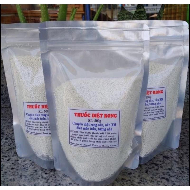 Bột Tẩy Rong Rêu Nấm Mốc Cho Sàn Xi Măng, Sàn Gạch Diệt Rong Rêu Tảo Trong Nước