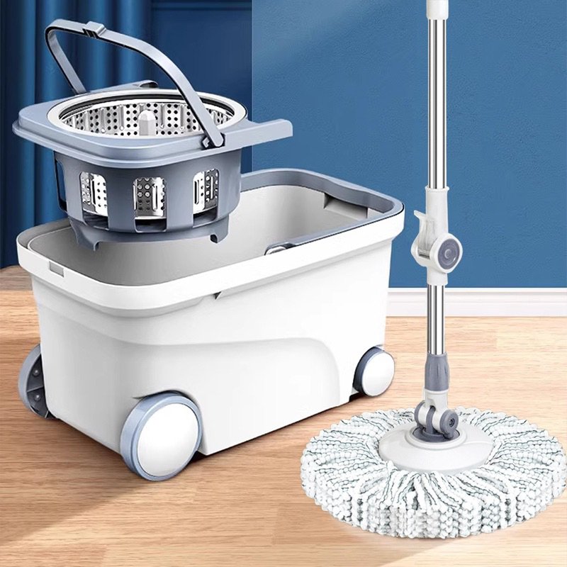 Thùng Lau Nhà Li Tâm 4 Bánh Mẫu Mới Lồng Inox