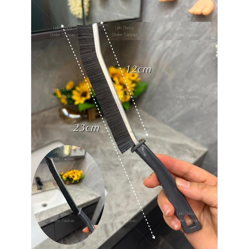 Bàn Chải Vệ Sinh Khe Hở Ngóc Ngách Góc Chết Đa năng Cọ Vệ Sinh Khe Nhà Tắm Khe Cửa Nhà Bếp Đa Năng Nhỏ gọn Tiện Lợi