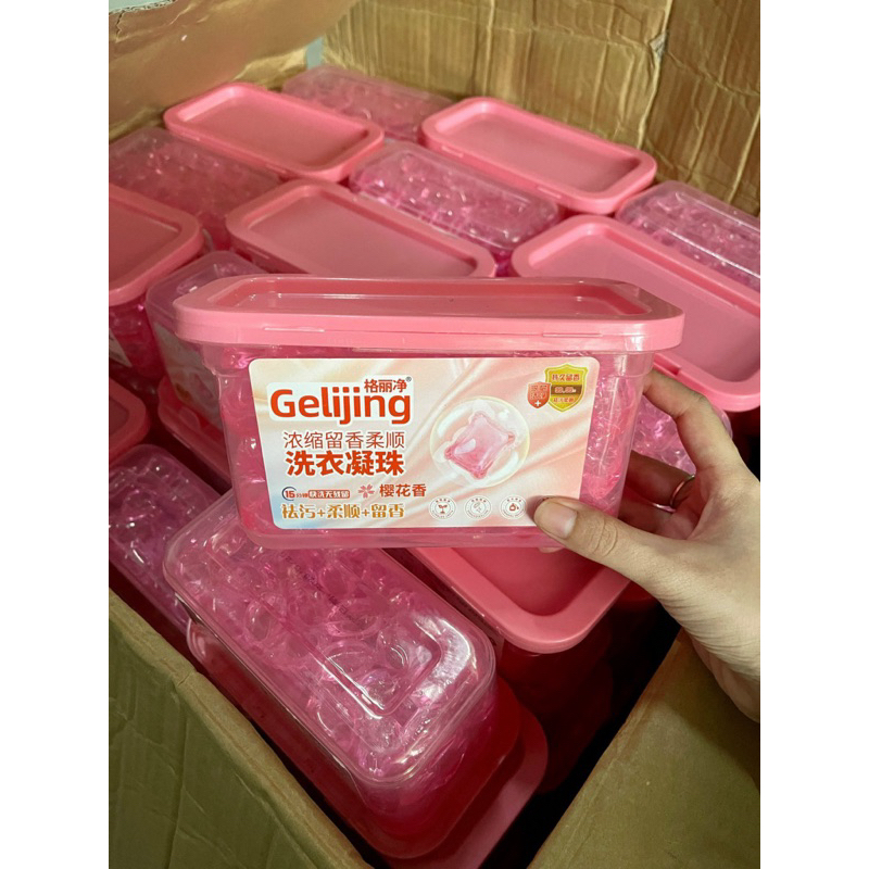 Set 100 Viên Giặt Quần Áo Siêu Sạch Nội Địa Không Cần Dùng Nước xả Siêu Tiết Kiệm
